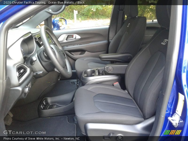 Ocean Blue Metallic / Black 2020 Chrysler Pacifica Touring