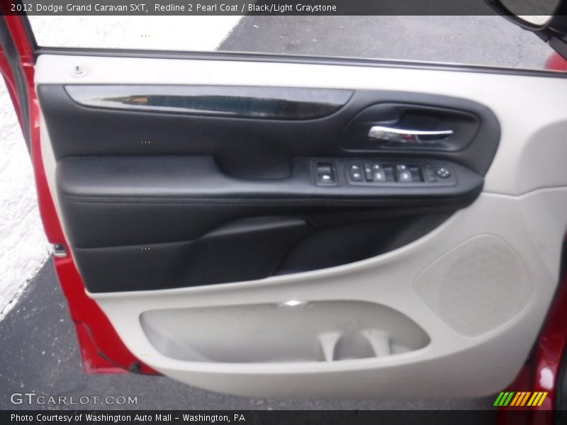 Redline 2 Pearl Coat / Black/Light Graystone 2012 Dodge Grand Caravan SXT