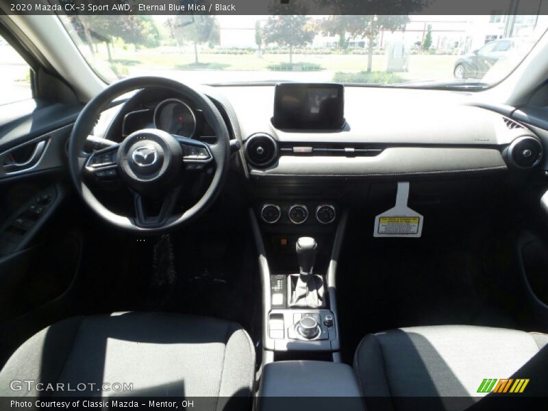 Eternal Blue Mica / Black 2020 Mazda CX-3 Sport AWD
