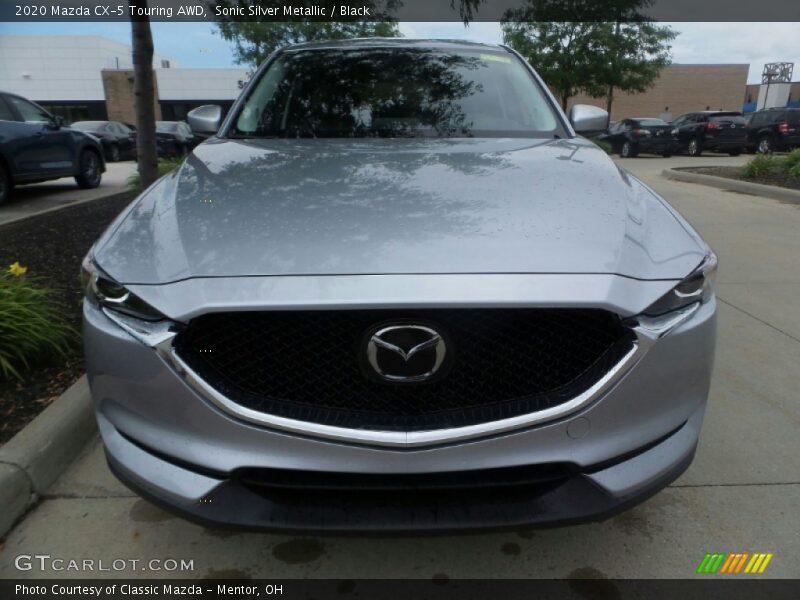 Sonic Silver Metallic / Black 2020 Mazda CX-5 Touring AWD