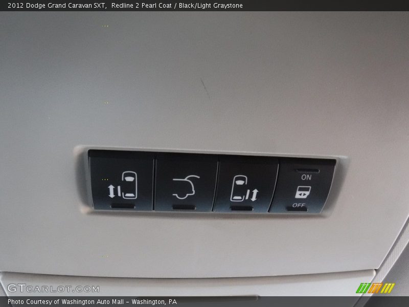 Redline 2 Pearl Coat / Black/Light Graystone 2012 Dodge Grand Caravan SXT