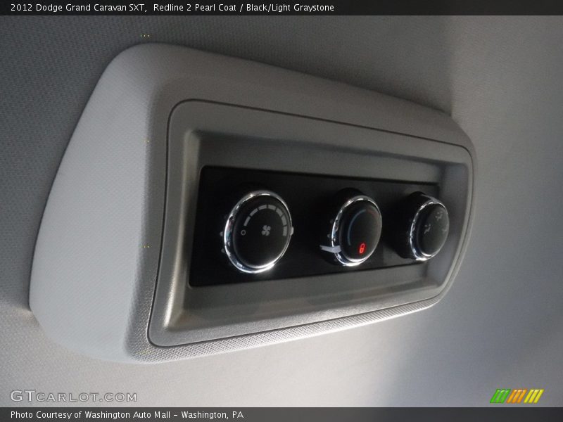 Redline 2 Pearl Coat / Black/Light Graystone 2012 Dodge Grand Caravan SXT