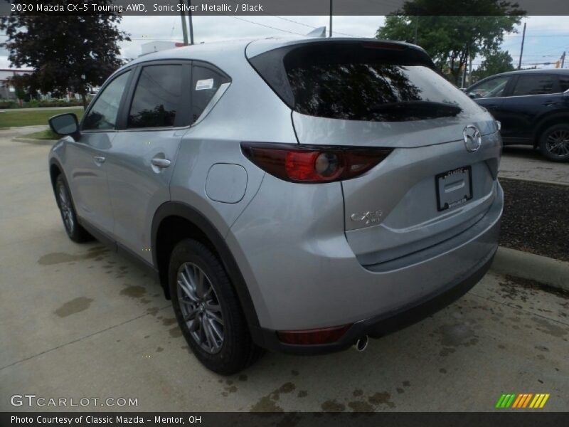 Sonic Silver Metallic / Black 2020 Mazda CX-5 Touring AWD