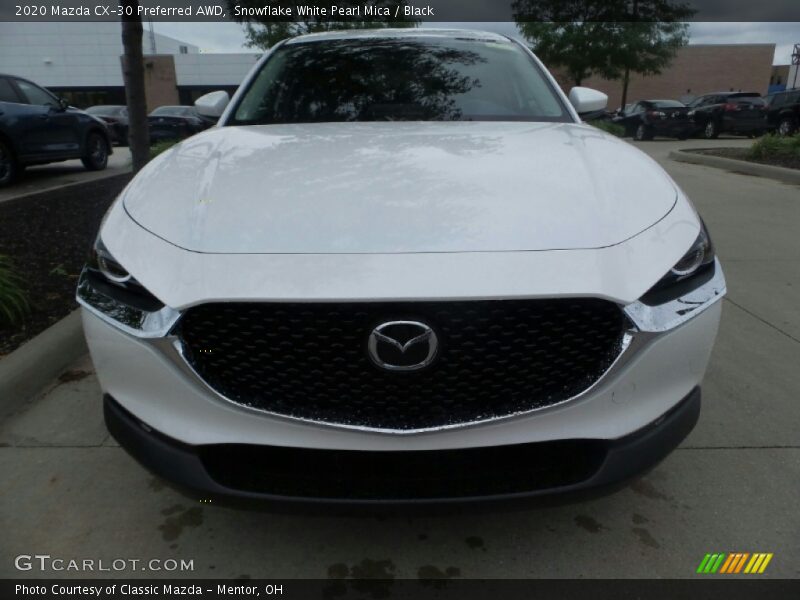 Snowflake White Pearl Mica / Black 2020 Mazda CX-30 Preferred AWD