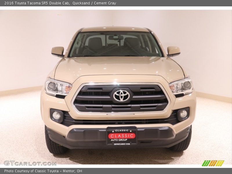 Quicksand / Cement Gray 2016 Toyota Tacoma SR5 Double Cab