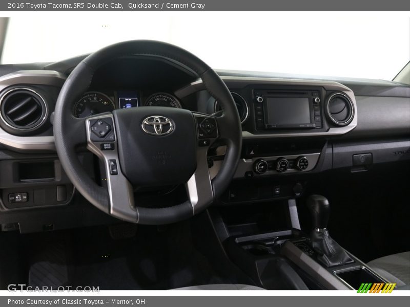 Quicksand / Cement Gray 2016 Toyota Tacoma SR5 Double Cab