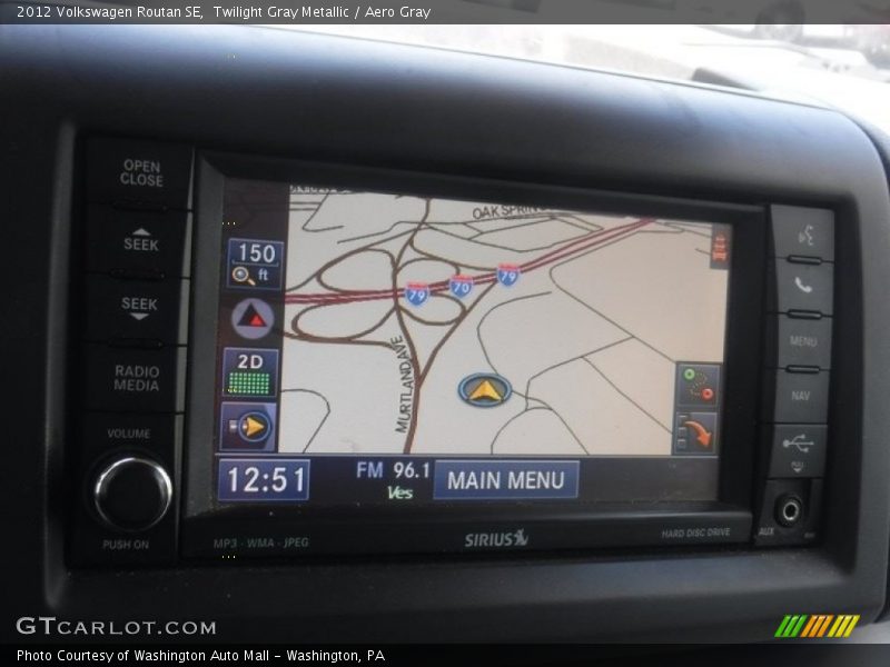 Twilight Gray Metallic / Aero Gray 2012 Volkswagen Routan SE