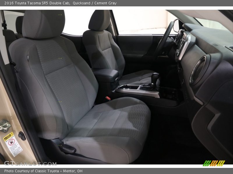 Quicksand / Cement Gray 2016 Toyota Tacoma SR5 Double Cab