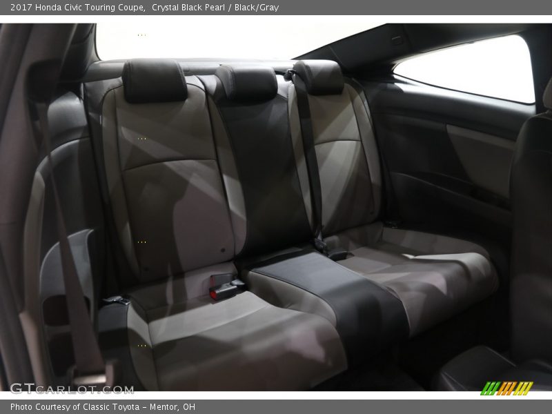 Rear Seat of 2017 Civic Touring Coupe