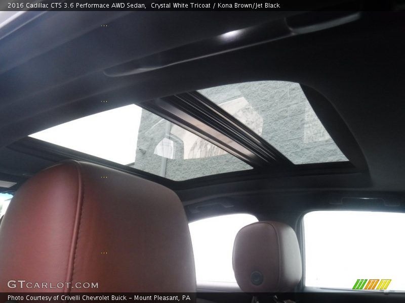 Sunroof of 2016 CTS 3.6 Performace AWD Sedan