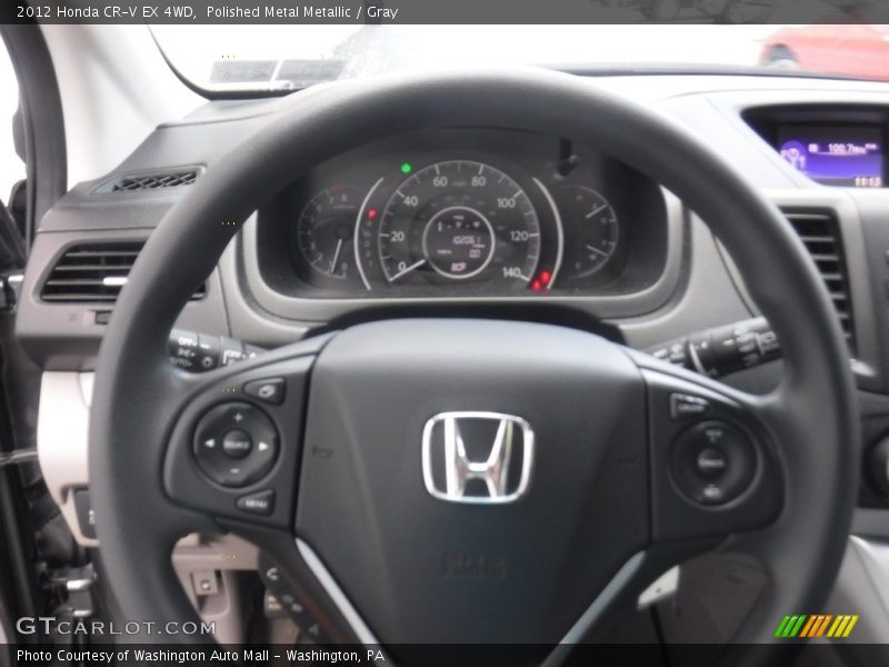 Polished Metal Metallic / Gray 2012 Honda CR-V EX 4WD