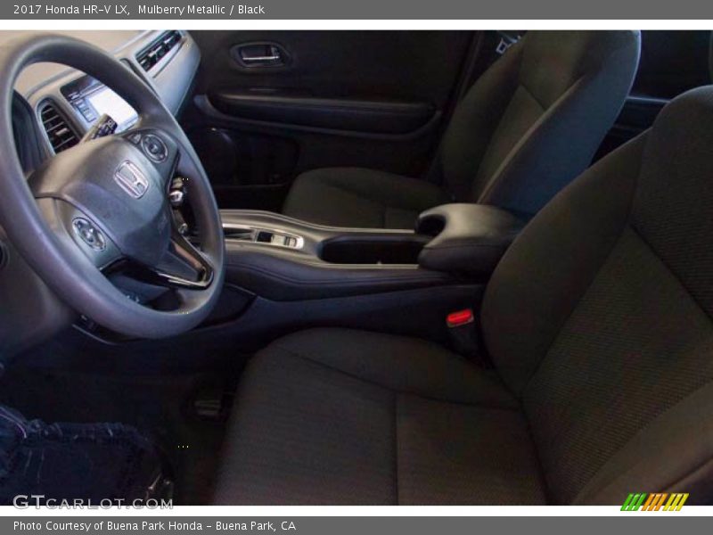 Mulberry Metallic / Black 2017 Honda HR-V LX