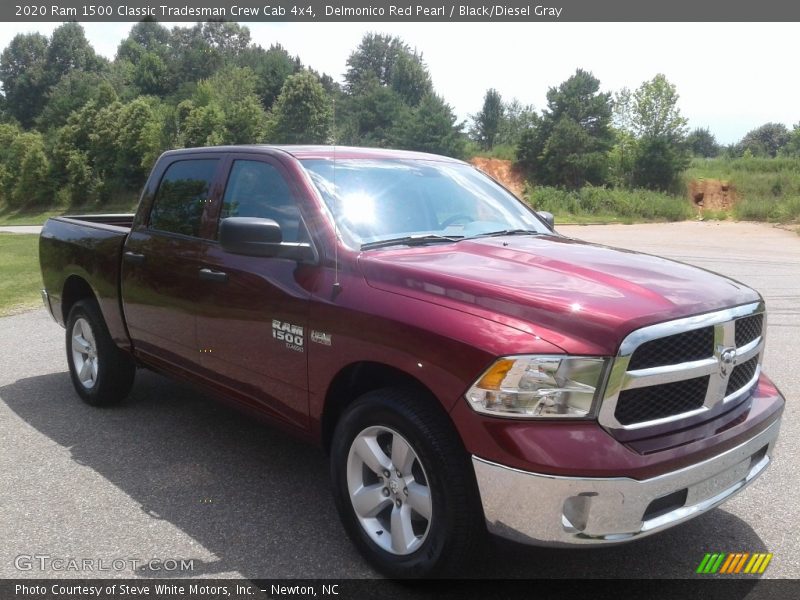 Delmonico Red Pearl / Black/Diesel Gray 2020 Ram 1500 Classic Tradesman Crew Cab 4x4