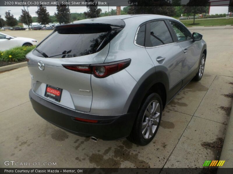 Sonic Silver Metallic / Black 2020 Mazda CX-30 Select AWD