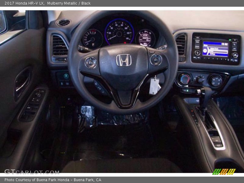 Mulberry Metallic / Black 2017 Honda HR-V LX