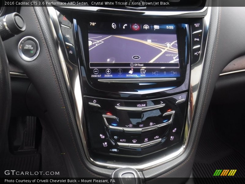Controls of 2016 CTS 3.6 Performace AWD Sedan