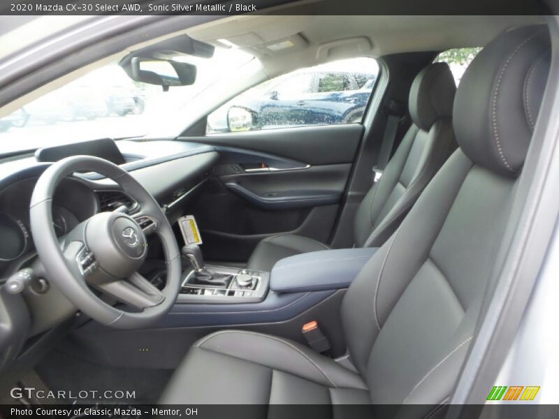 Sonic Silver Metallic / Black 2020 Mazda CX-30 Select AWD