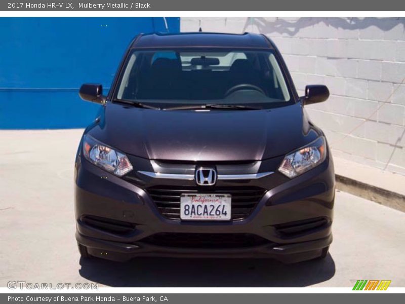 Mulberry Metallic / Black 2017 Honda HR-V LX