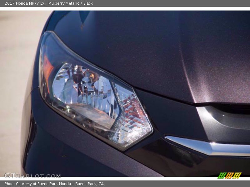 Mulberry Metallic / Black 2017 Honda HR-V LX
