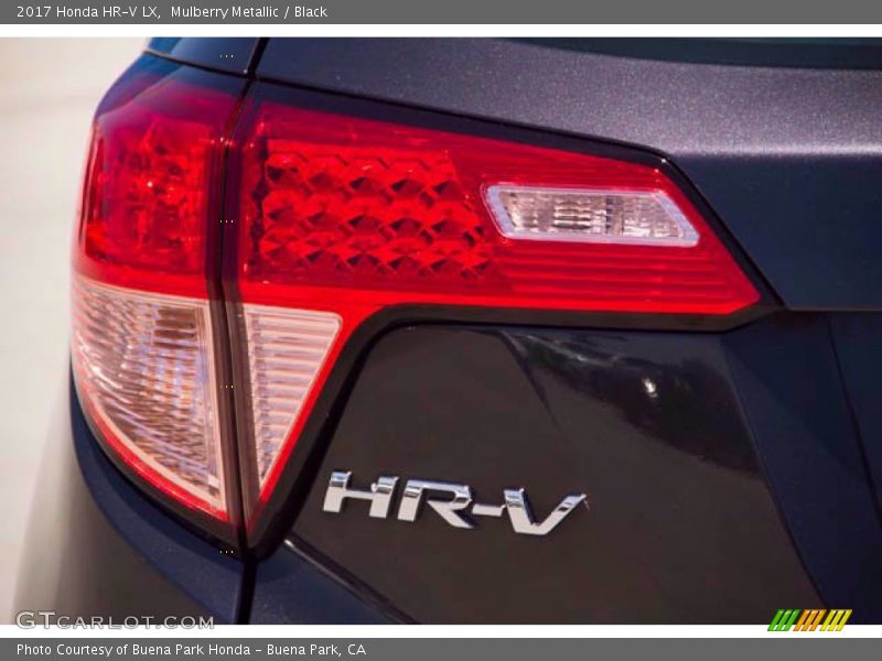 Mulberry Metallic / Black 2017 Honda HR-V LX