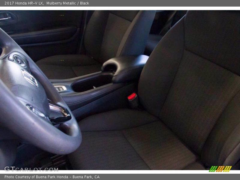 Mulberry Metallic / Black 2017 Honda HR-V LX