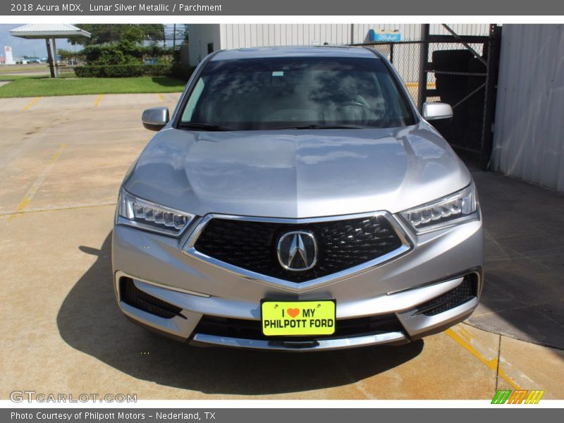 Lunar Silver Metallic / Parchment 2018 Acura MDX