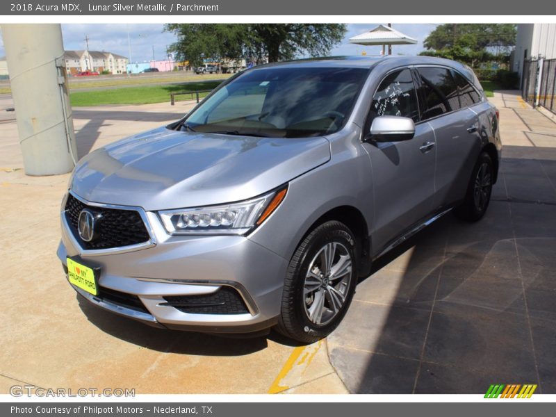 Lunar Silver Metallic / Parchment 2018 Acura MDX