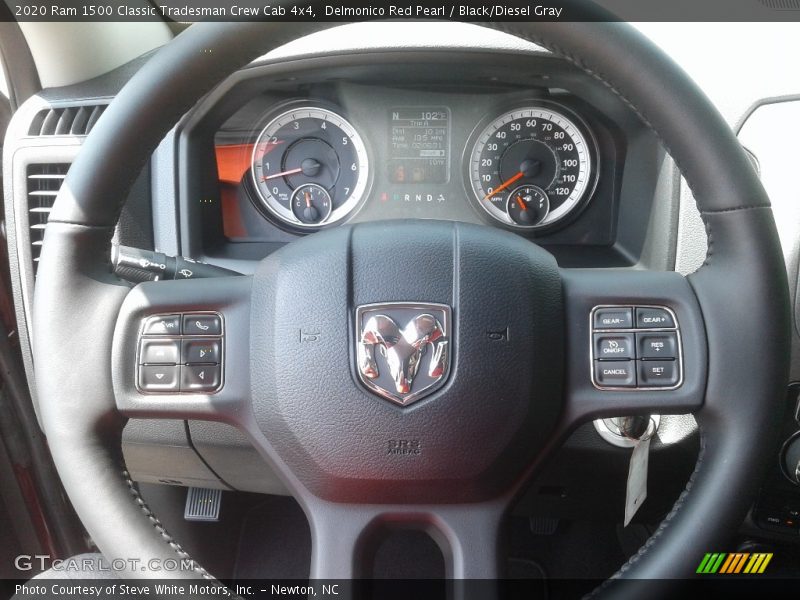 Delmonico Red Pearl / Black/Diesel Gray 2020 Ram 1500 Classic Tradesman Crew Cab 4x4