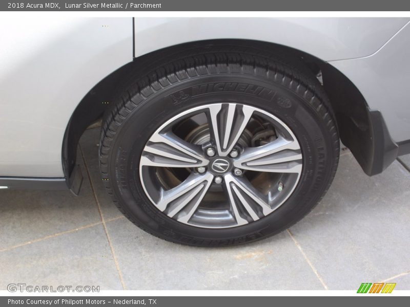 Lunar Silver Metallic / Parchment 2018 Acura MDX