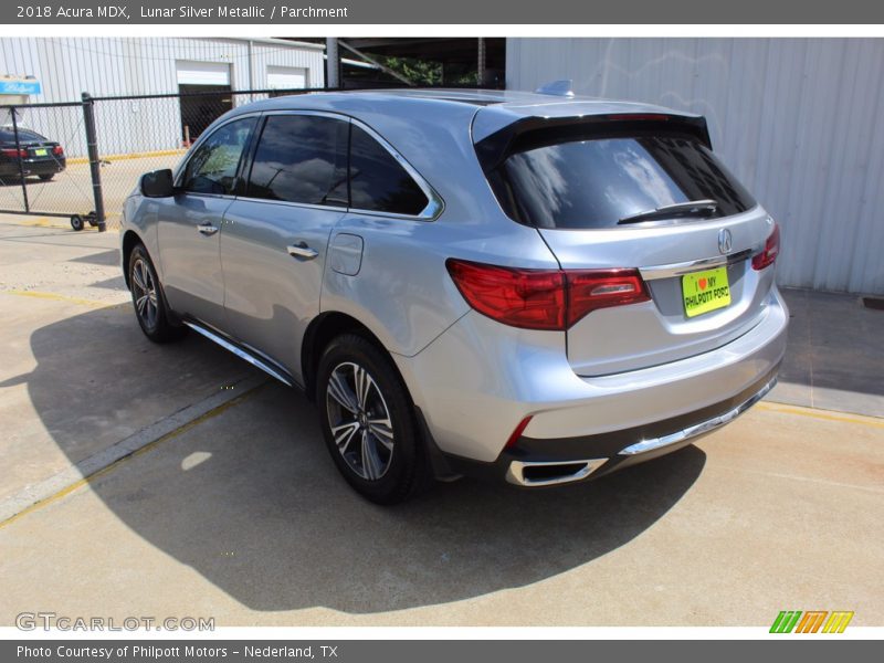 Lunar Silver Metallic / Parchment 2018 Acura MDX