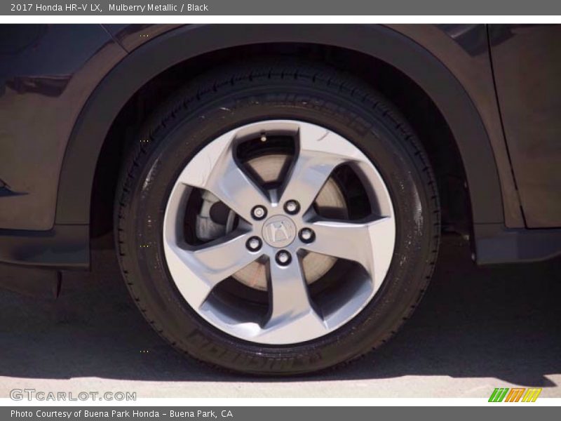 Mulberry Metallic / Black 2017 Honda HR-V LX
