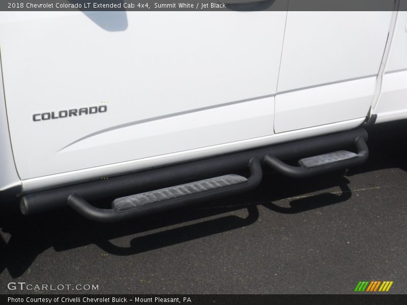 Summit White / Jet Black 2018 Chevrolet Colorado LT Extended Cab 4x4