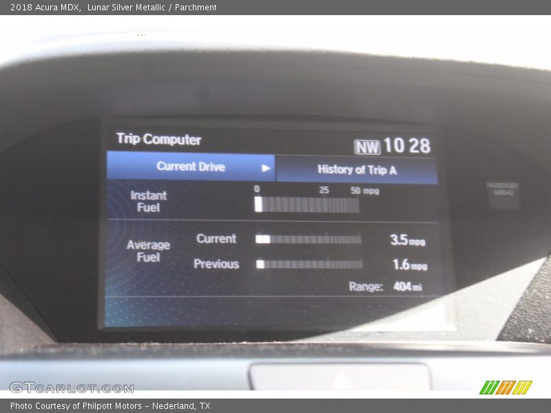 Lunar Silver Metallic / Parchment 2018 Acura MDX