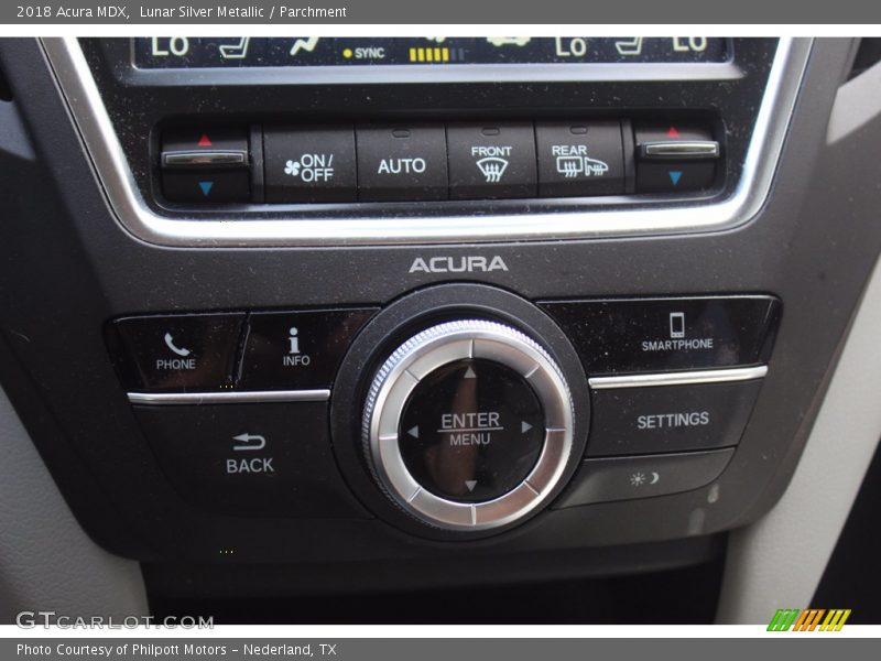 Lunar Silver Metallic / Parchment 2018 Acura MDX