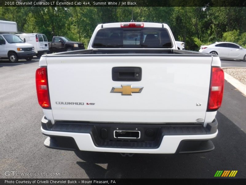 Summit White / Jet Black 2018 Chevrolet Colorado LT Extended Cab 4x4