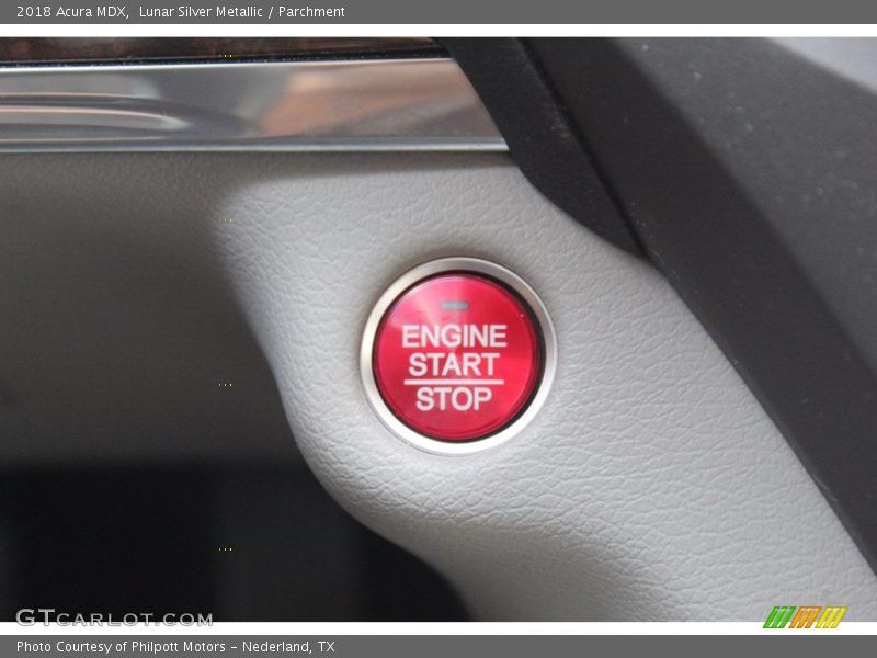 Lunar Silver Metallic / Parchment 2018 Acura MDX