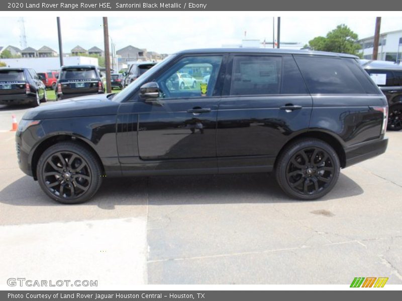 Santorini Black Metallic / Ebony 2020 Land Rover Range Rover HSE