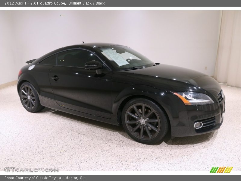 Brilliant Black / Black 2012 Audi TT 2.0T quattro Coupe