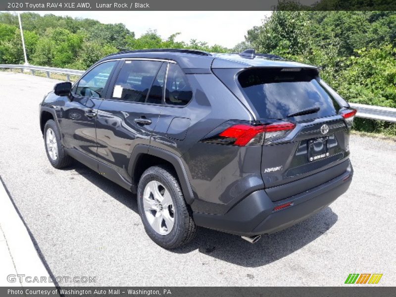 Lunar Rock / Black 2020 Toyota RAV4 XLE AWD