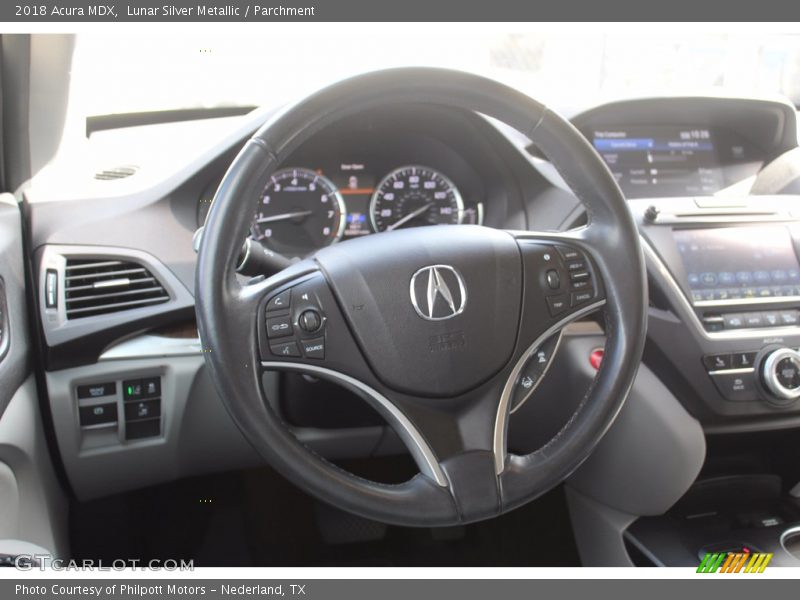 Lunar Silver Metallic / Parchment 2018 Acura MDX