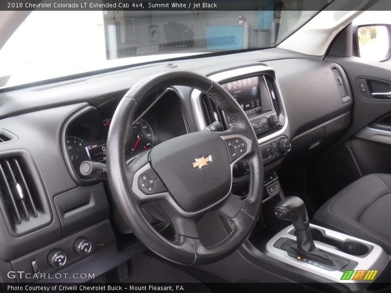 Summit White / Jet Black 2018 Chevrolet Colorado LT Extended Cab 4x4
