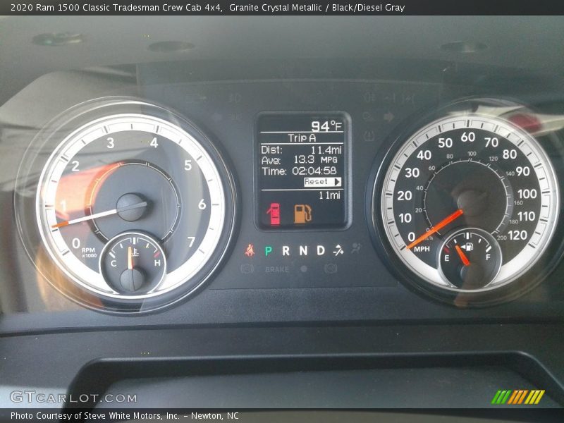 Granite Crystal Metallic / Black/Diesel Gray 2020 Ram 1500 Classic Tradesman Crew Cab 4x4