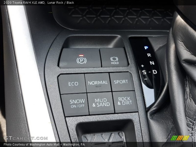 Lunar Rock / Black 2020 Toyota RAV4 XLE AWD