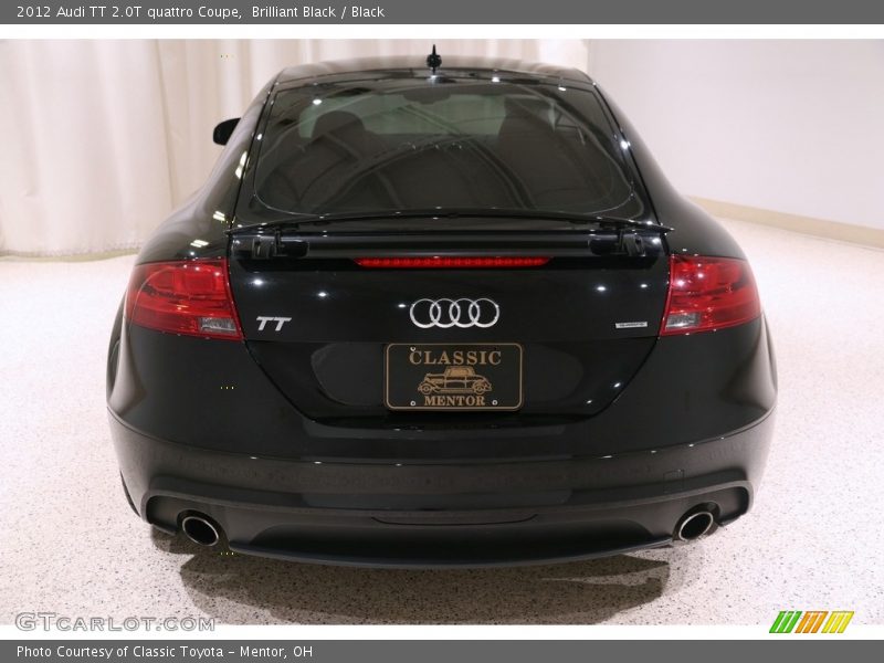 Brilliant Black / Black 2012 Audi TT 2.0T quattro Coupe