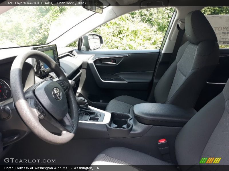 Lunar Rock / Black 2020 Toyota RAV4 XLE AWD