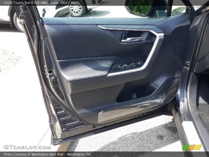 Lunar Rock / Black 2020 Toyota RAV4 XLE AWD