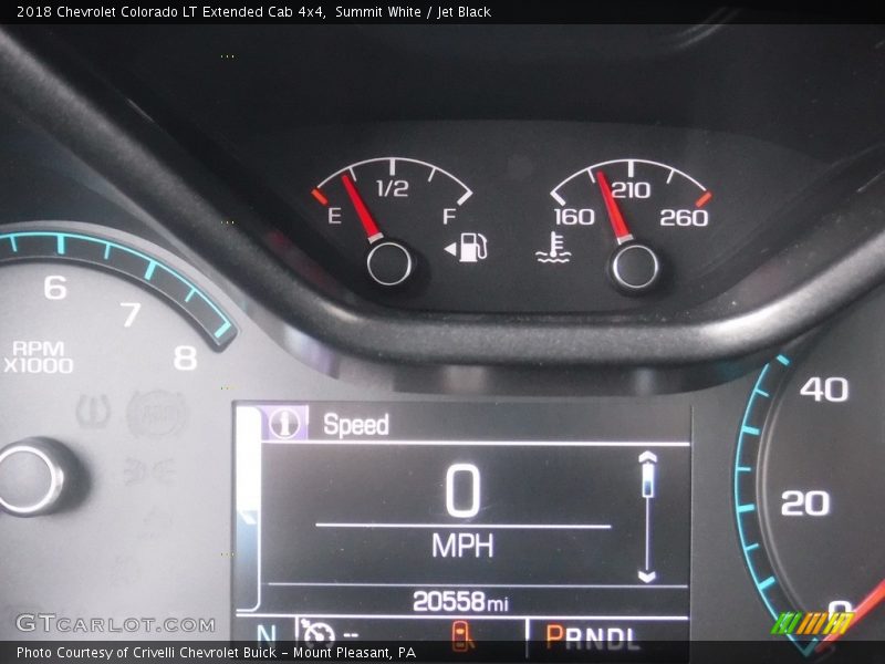 Summit White / Jet Black 2018 Chevrolet Colorado LT Extended Cab 4x4