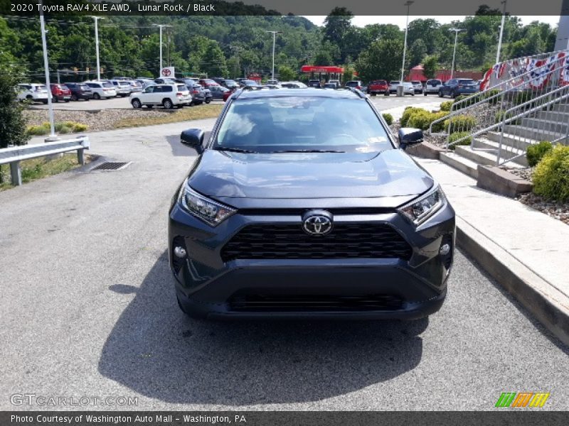 Lunar Rock / Black 2020 Toyota RAV4 XLE AWD