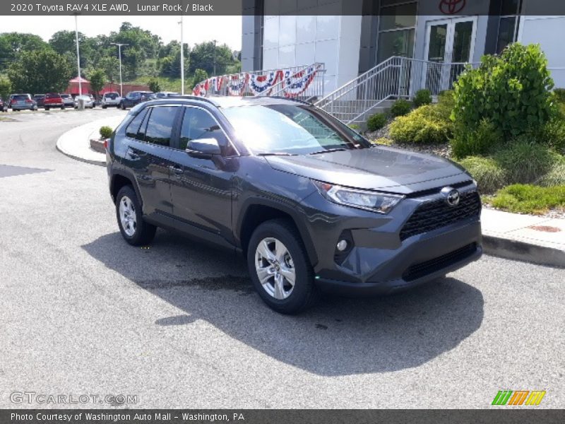 Lunar Rock / Black 2020 Toyota RAV4 XLE AWD