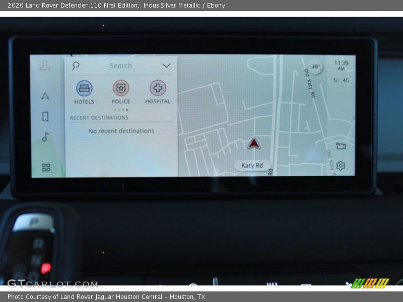 Navigation of 2020 Defender 110 First Edition